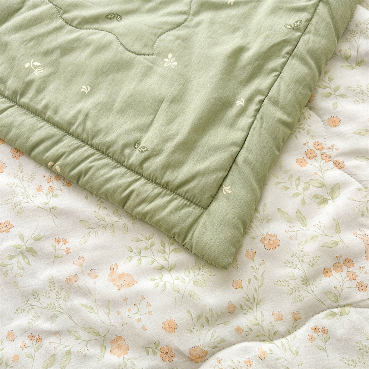 91家纺网 家纺一手货源 找家纺 （总）犇牛仓储供应链 2026新款A类小清新里外全棉夏凉被空调被夏被