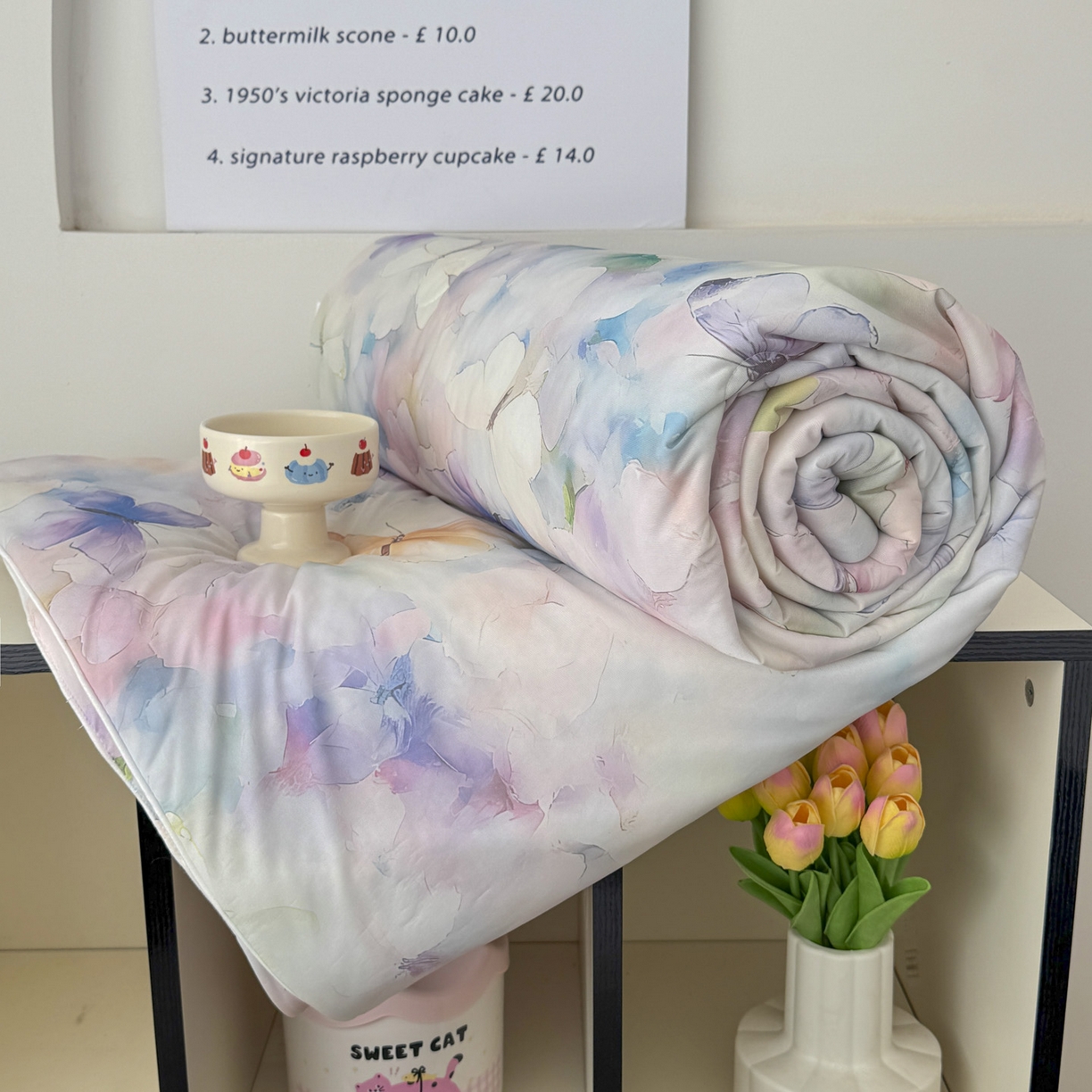 91家纺网 家纺一手货源 找家纺 默忆 2026新款凉感丝印花大豆纤维夏被空调被夏凉被 彩蝶漫舞