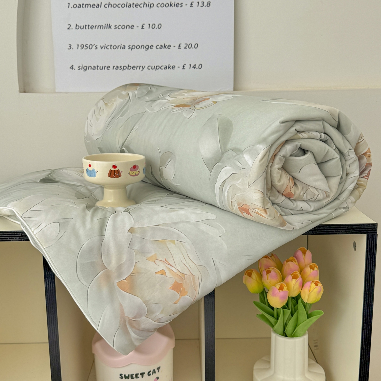 91家纺网 家纺一手货源 找家纺 默忆 2026新款凉感丝印花大豆纤维夏被空调被夏凉被 浓情蜜意绿