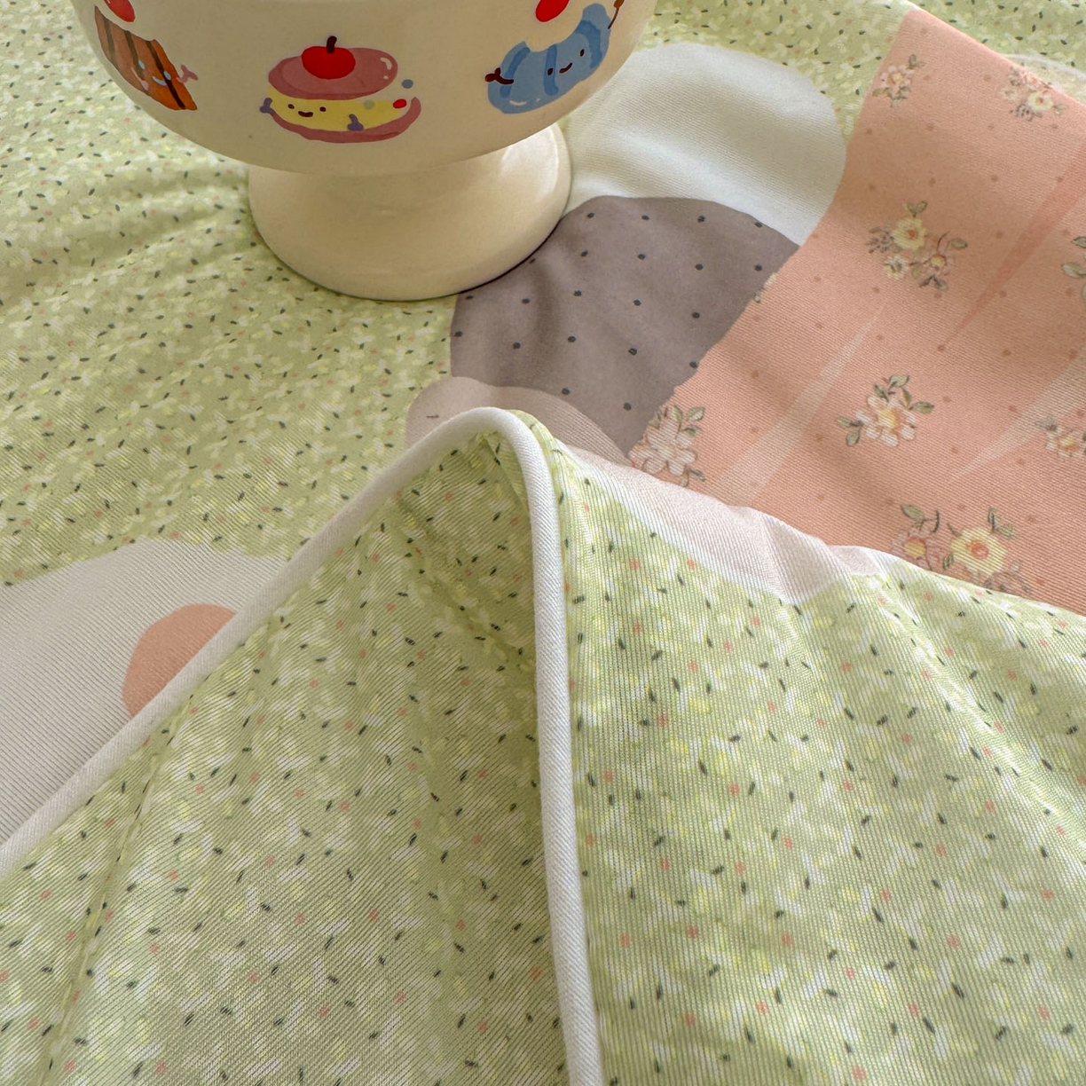 91家纺网 家纺一手货源 找家纺 默忆 2026新款凉感丝印花大豆纤维夏被空调被夏凉被 兔公主