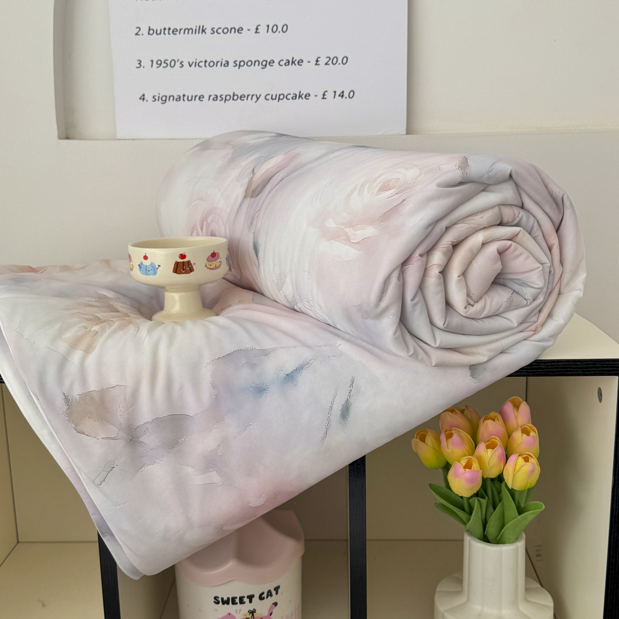 91家纺网 家纺一手货源 找家纺 默忆 2026新款凉感丝印花大豆纤维夏被空调被夏凉被 意境迷人