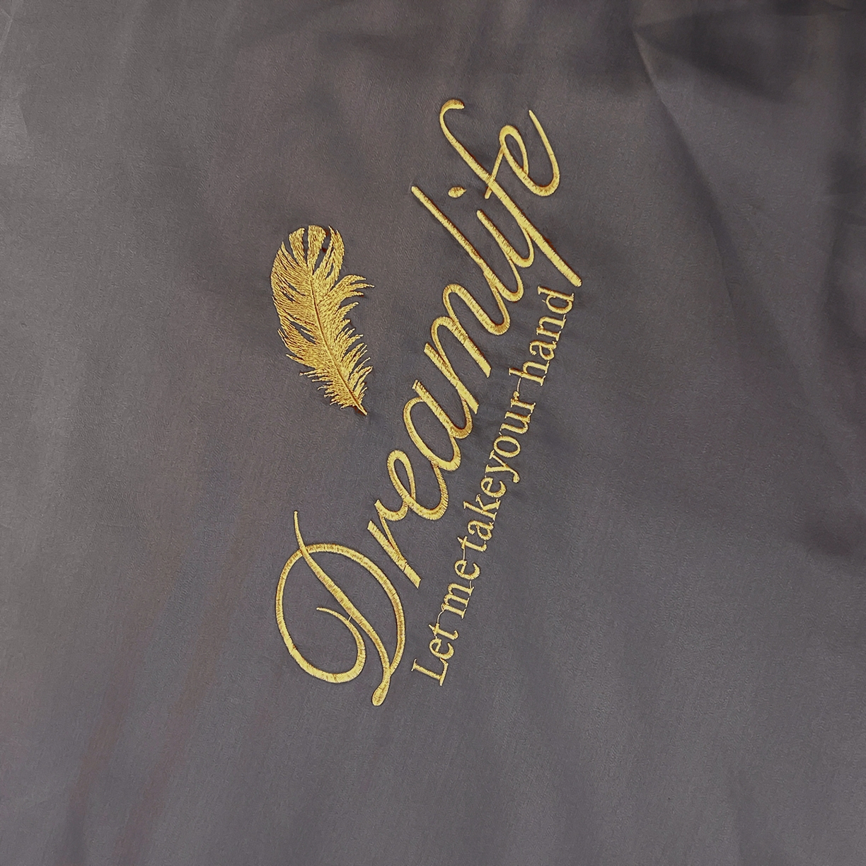 91家纺网 家纺一手货源 找家纺 鑫佰利 2026新款水洗冰丝刺绣夏被夏凉被空调被 苍穹灰