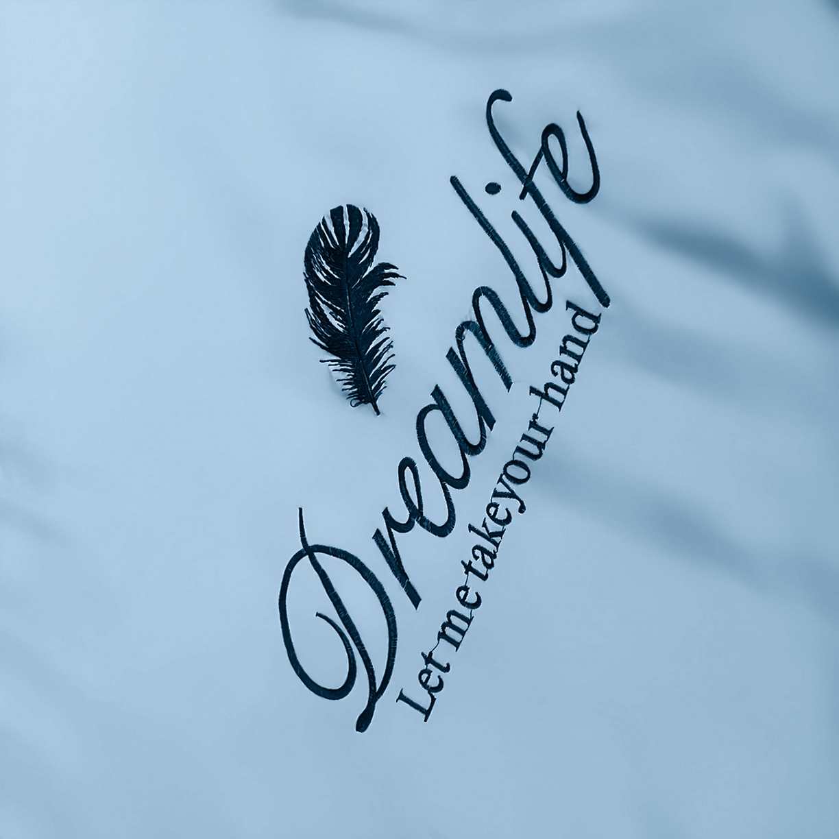 91家纺网 家纺一手货源 找家纺 鑫佰利 2026新款水洗冰丝刺绣夏被夏凉被空调被 天蓝