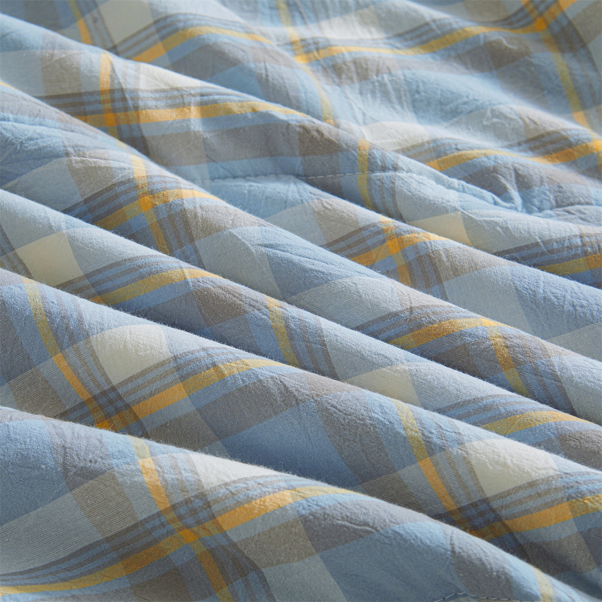 91家纺网 家纺一手货源 找家纺 鑫佰利 2026新款A类水洗棉新疆棉花夏被夏凉被空调被 简兮蓝