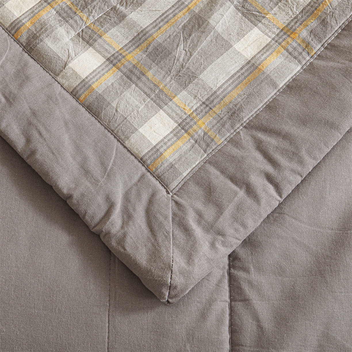 91家纺网 家纺一手货源 找家纺 鑫佰利 2026新款A类水洗棉新疆棉花夏被夏凉被空调被 简兮灰