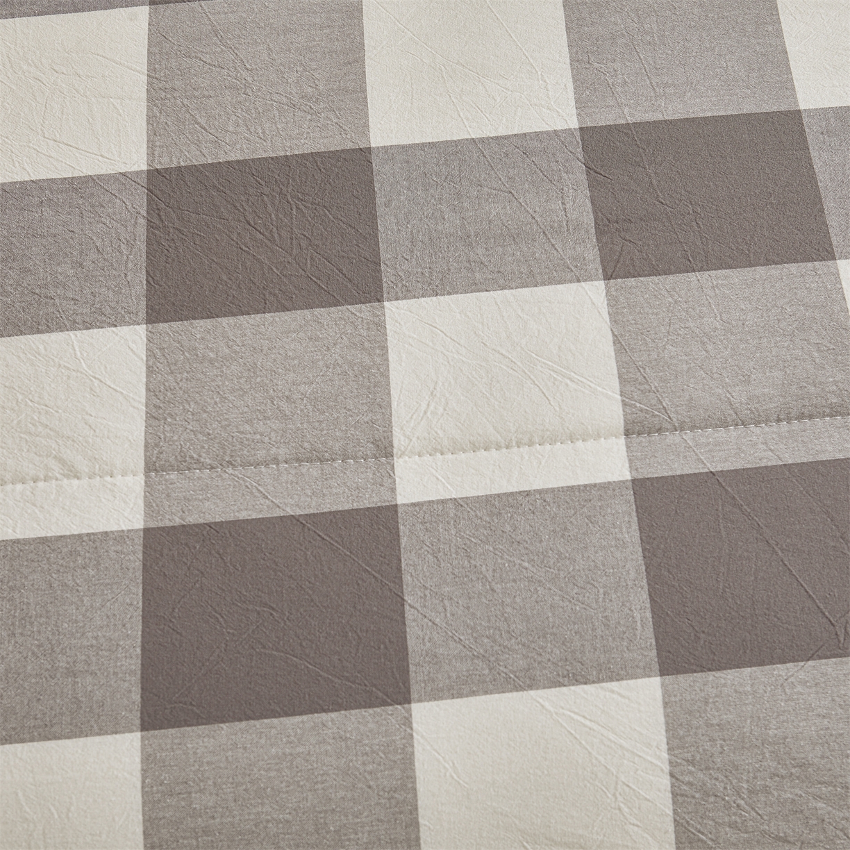 91家纺网 家纺一手货源 找家纺 鑫佰利 2026新款A类水洗棉新疆棉花夏被夏凉被空调被 灰中格