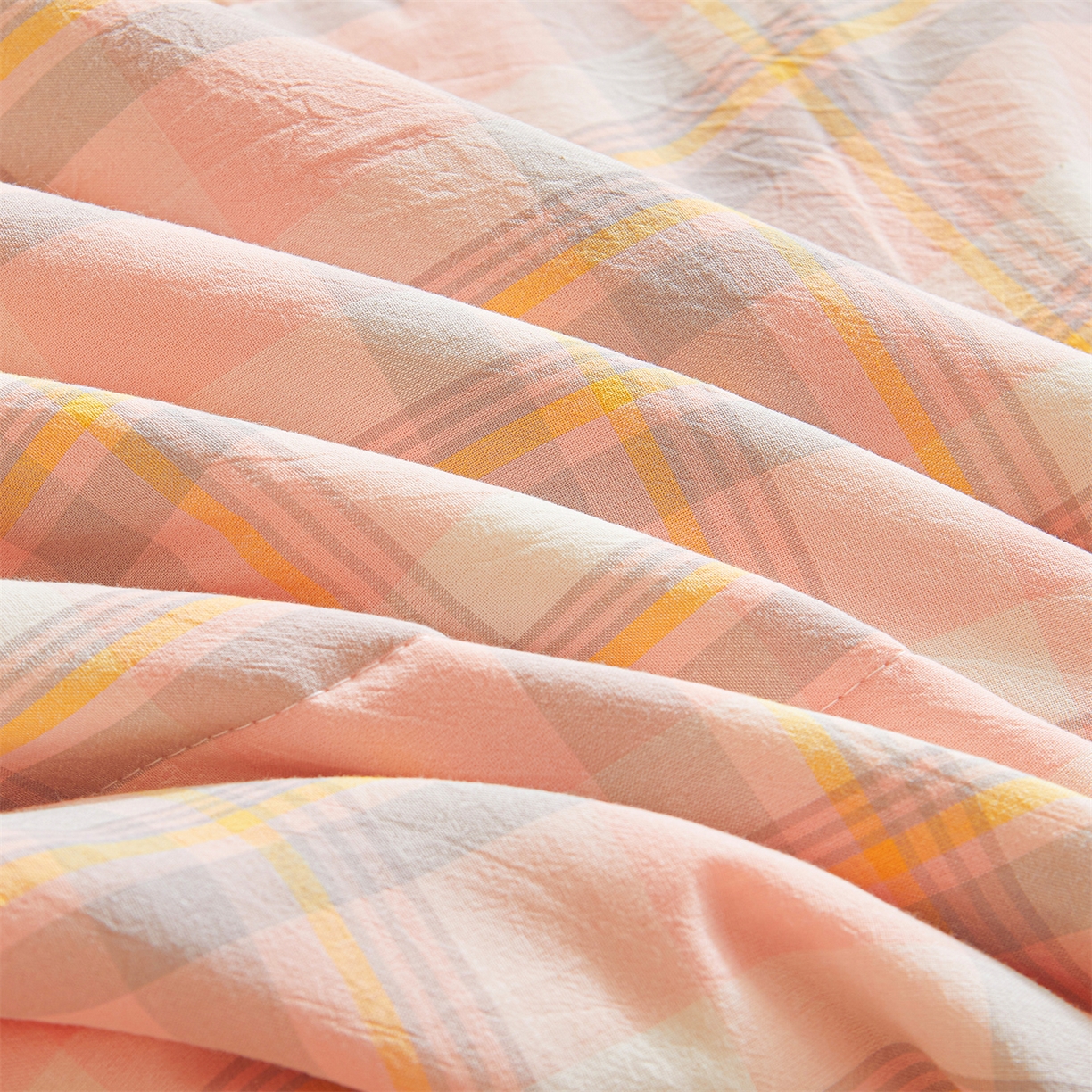 91家纺网 家纺一手货源 找家纺 鑫佰利 2026新款A类水洗棉新疆棉花夏被夏凉被空调被 简兮粉