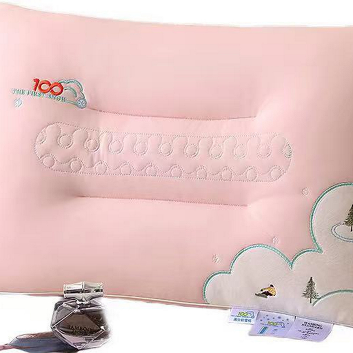 91家纺网 家纺一手货源 找家纺 （总）云熙枕业 2026春夏新款初雪凉感丝护颈枕枕头枕芯