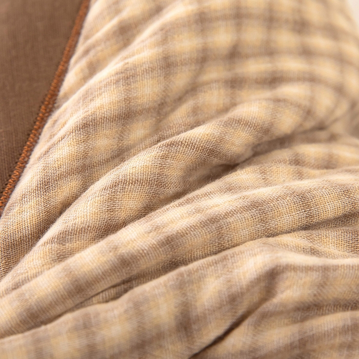 91家纺网 家纺一手货源 找家纺 梦莱家纺 2026新款水洗棉麻荞麦枕-绅士熊 枕头枕芯 绅士熊-卡其