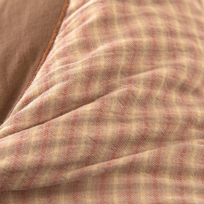 91家纺网 家纺一手货源 找家纺 梦莱家纺 2026新款水洗棉麻荞麦枕-绅士熊 枕头枕芯 绅士熊-橘红