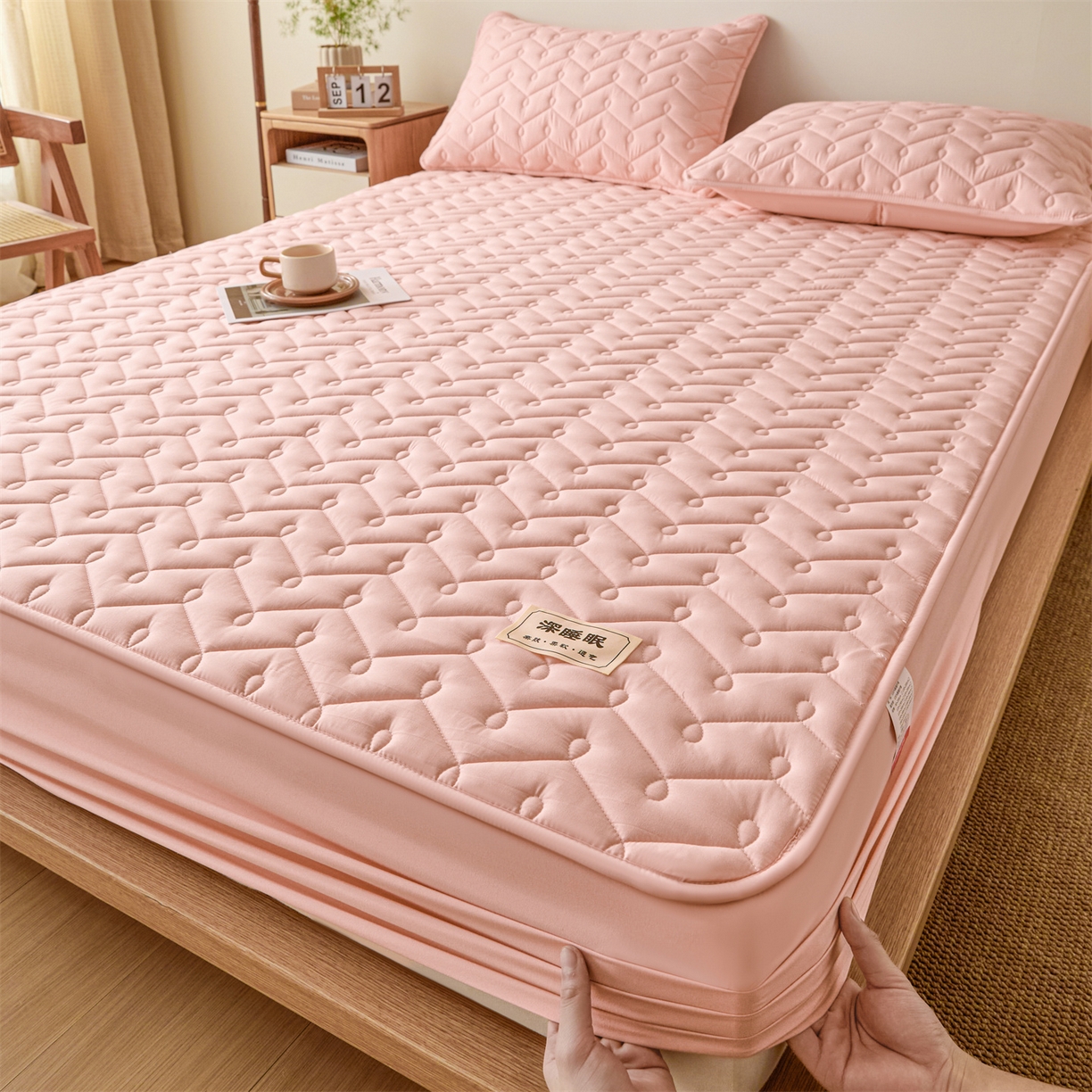 91家纺网 家纺一手货源 找家纺 （总）九亭家纺 2026新款A类深睡眠防水夹棉床笠