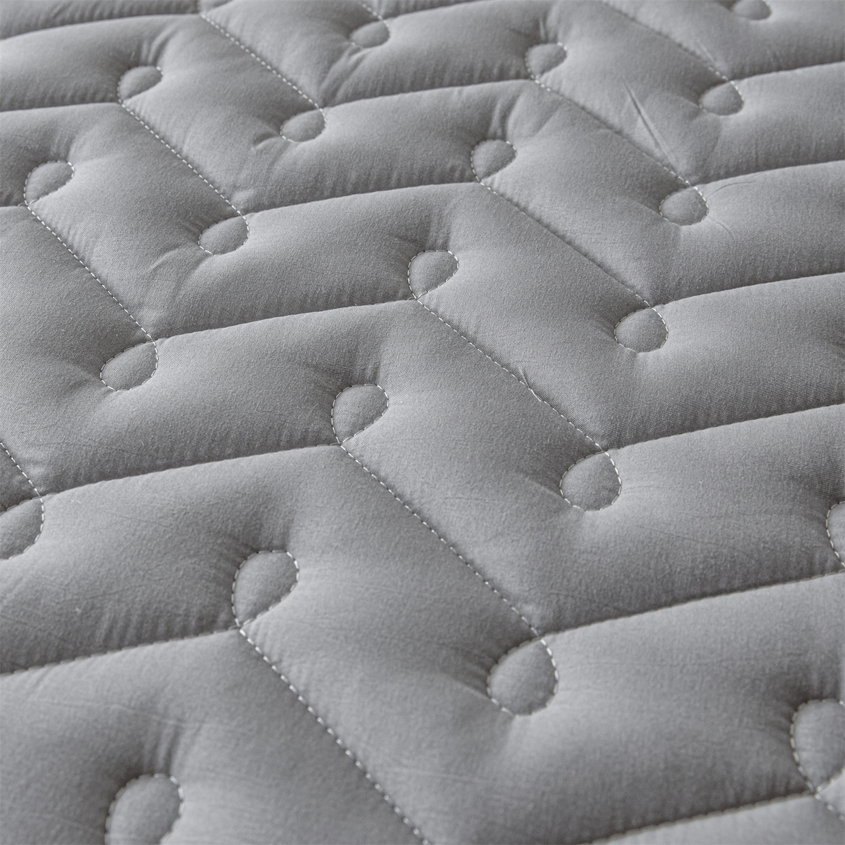 91家纺网 家纺一手货源 找家纺 九亭家纺 2026新款A类深睡眠防水夹棉床笠 深睡眠-灰色