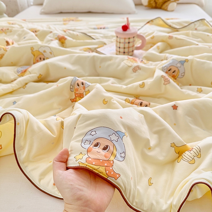 91家纺网 家纺一手货源 找家纺 （总）宜家坊 2026新款A类针织棉嘟嘟被夏被春秋被空调被儿童学生被子被芯