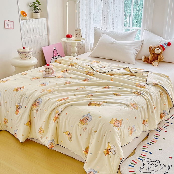 91家纺网 家纺一手货源 找家纺 （总）宜家坊 2026新款A类针织棉嘟嘟被夏被春秋被空调被儿童学生被子被芯