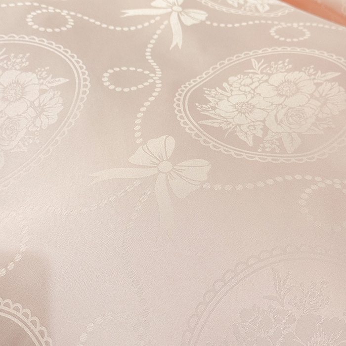 91家纺网 家纺一手货源 找家纺 优贝家纺 2026春夏新款提花水洗天丝冰丝天丝韩版夹棉床盖四件套 花涧-粉玉