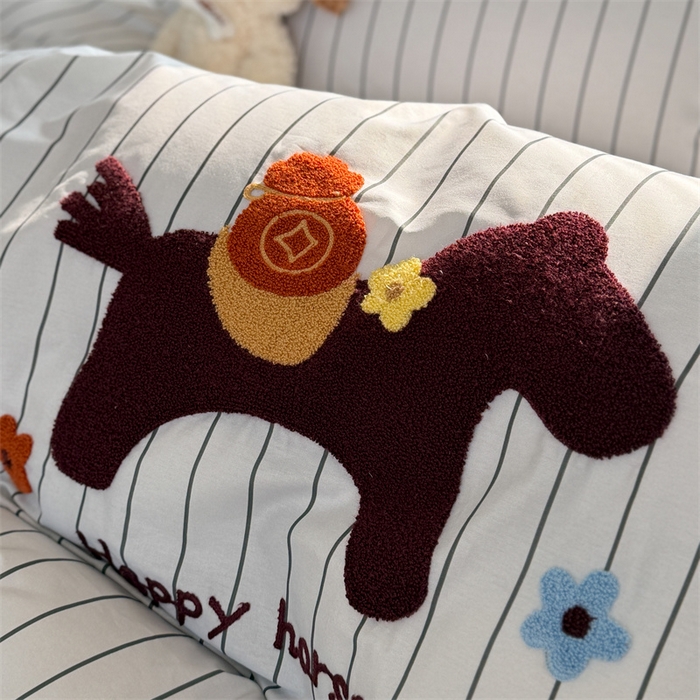 91家纺网 家纺一手货源 找家纺 暖生活 2026新款全棉纯棉水洗棉印+绣四件套（会员➖5 改床笠➕10） 马上有钱