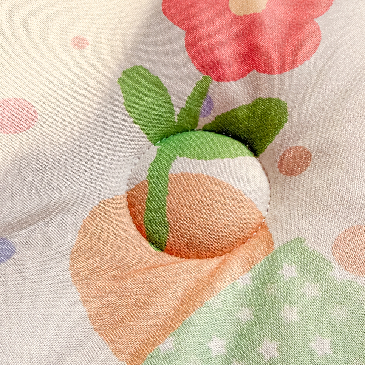 91家纺网 家纺一手货源 找家纺 宜家坊 2026直播热款A类针织棉豆豆被夏被春秋被空调被儿童学生大版卡通被子被芯 可爱小熊