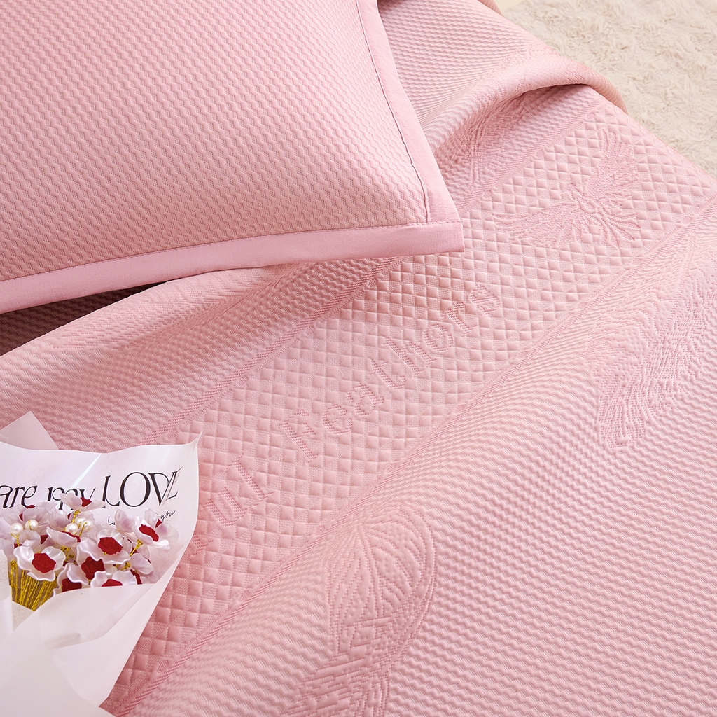 91家纺网 家纺一手货源 找家纺 （总）莱家富 2026新款A类凉感豆豆席凉席席子-平铺款