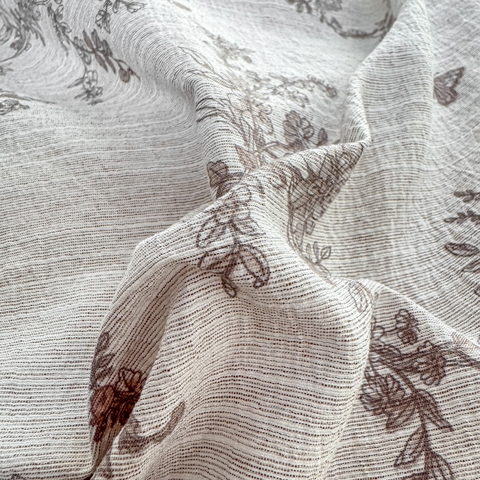 91家纺网 家纺一手货源 找家纺 （总）大麦家纺 2026新款水洗色织棉麻花边四件套