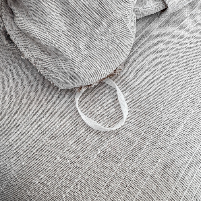 91家纺网 家纺一手货源 找家纺 大麦家纺 2026新款水洗色织棉麻花边四件套 黯费尔岛