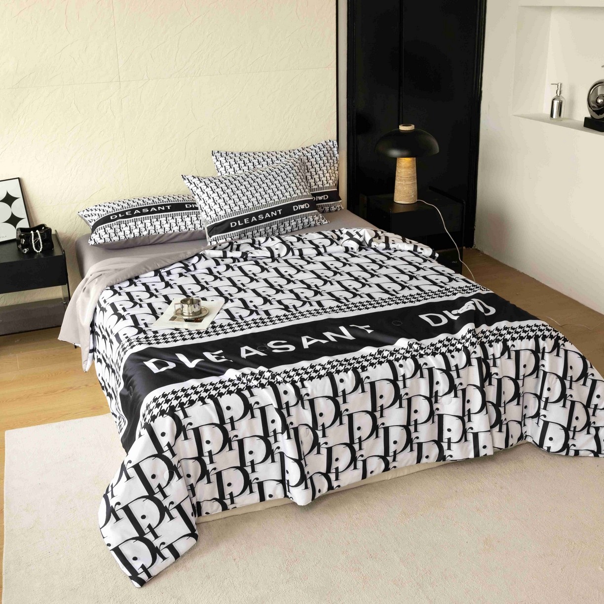 91家纺网 家纺一手货源 找家纺 色鬼布艺高端家居主号 2026春夏新款水洗真丝夏被夏凉被空调被四件套 爱迪