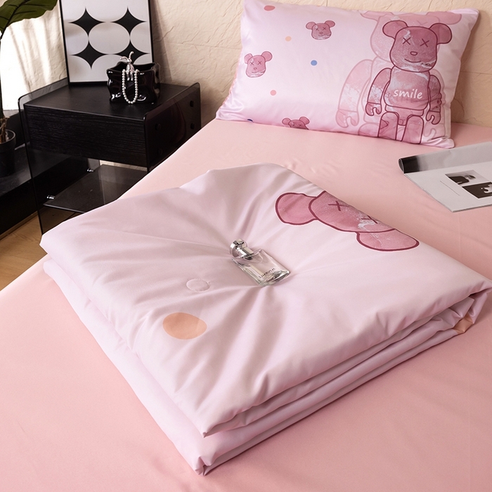 色鬼布艺高端家居主号 2026春夏新款水洗真丝夏被夏凉被空调被四件套 流沙