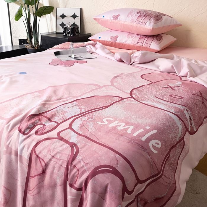 91家纺网 家纺一手货源 找家纺 色鬼布艺高端家居主号 2026春夏新款水洗真丝夏被夏凉被空调被四件套 流沙