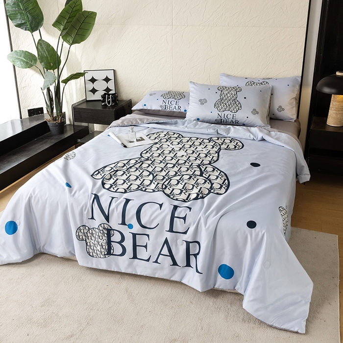 91家纺网 家纺一手货源 找家纺 色鬼布艺高端家居主号 2026春夏新款水洗真丝夏被夏凉被空调被四件套 萌迪