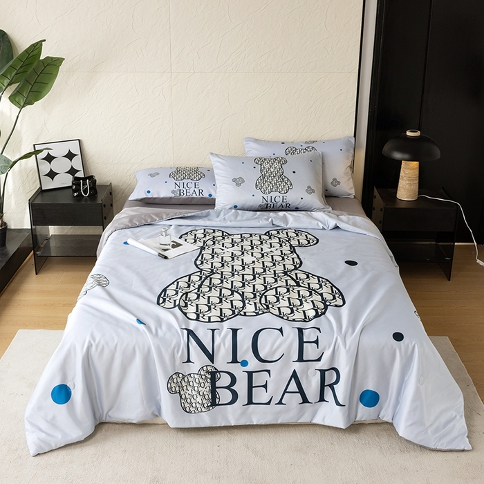 91家纺网 家纺一手货源 找家纺 色鬼布艺高端家居主号 2026春夏新款水洗真丝夏被夏凉被空调被四件套 萌迪