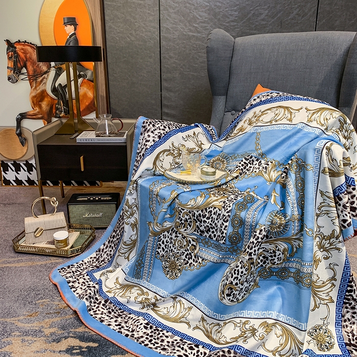 91家纺网 家纺一手货源 找家纺 （总）色鬼布艺高端家居主号 2026新款银狐绒毯