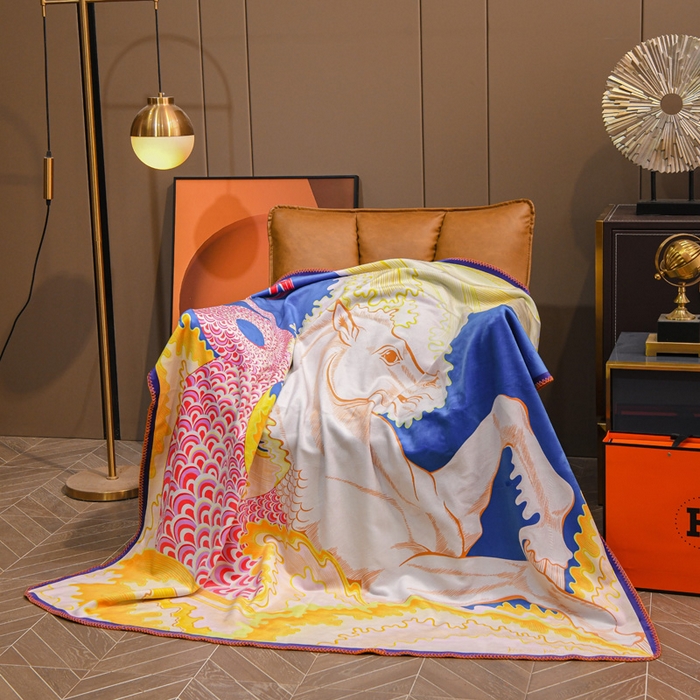 91家纺网 家纺一手货源 找家纺 （总）色鬼布艺高端家居主号 2026新款银狐绒毯