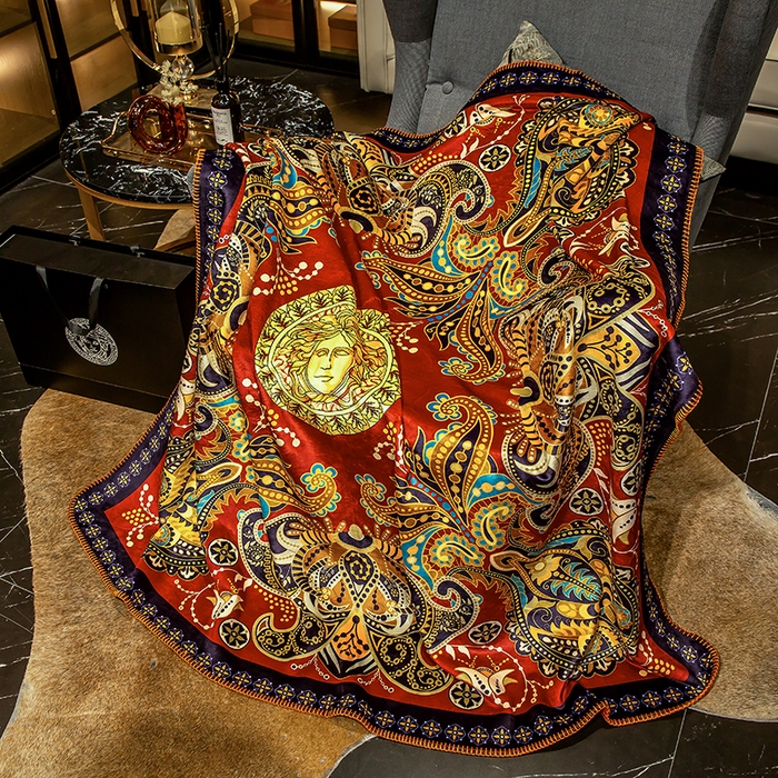 91家纺网 家纺一手货源 找家纺 （总）色鬼布艺高端家居主号 2026新款银狐绒毯