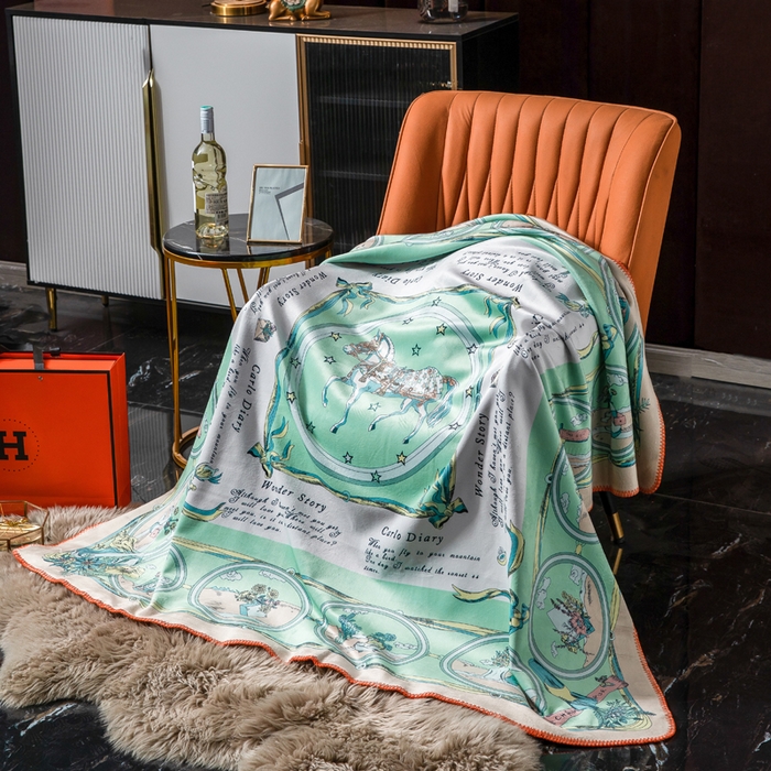 91家纺网 家纺一手货源 找家纺 （总）色鬼布艺高端家居主号 2026新款银狐绒毯