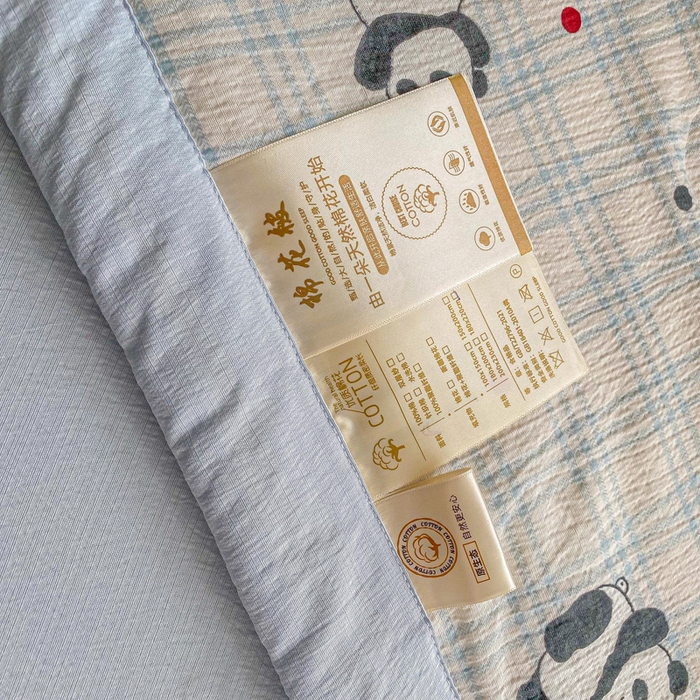 91家纺网 家纺一手货源 找家纺 （总）爱屋及屋 2026新款小清新双层纱宽包边棉花被夏凉被空调被夏被