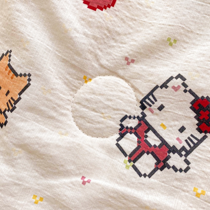 91家纺网 家纺一手货源 找家纺 爱屋及屋 2026新款小清新双层纱宽包边棉花被夏凉被空调被夏被 像素KT