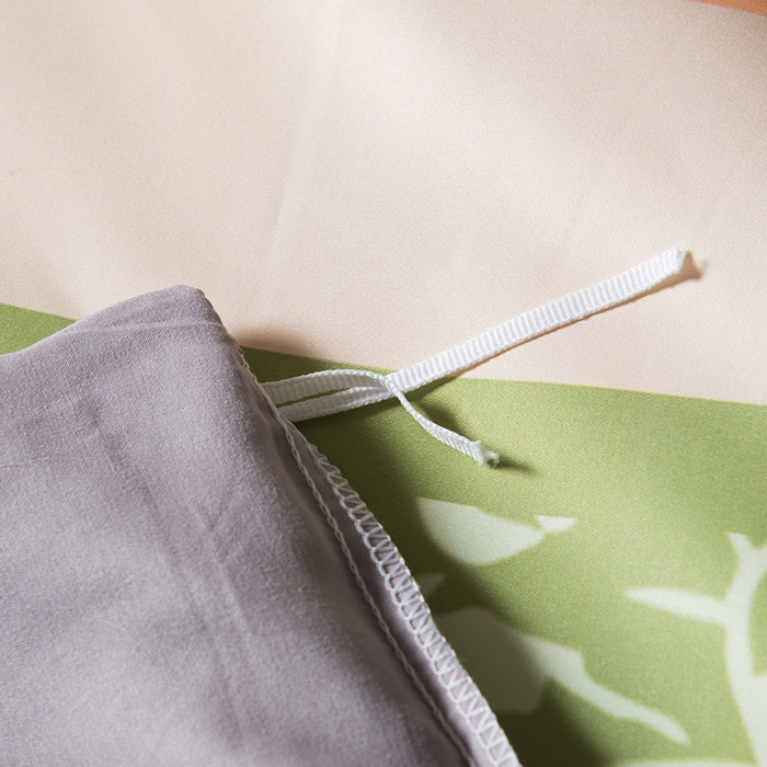 91家纺网 家纺一手货源 找家纺 色鬼布艺高端家居主号 2026春夏新款外贸跨境欧美轻奢潮牌水洗真丝四件套印花四件套 格林绿