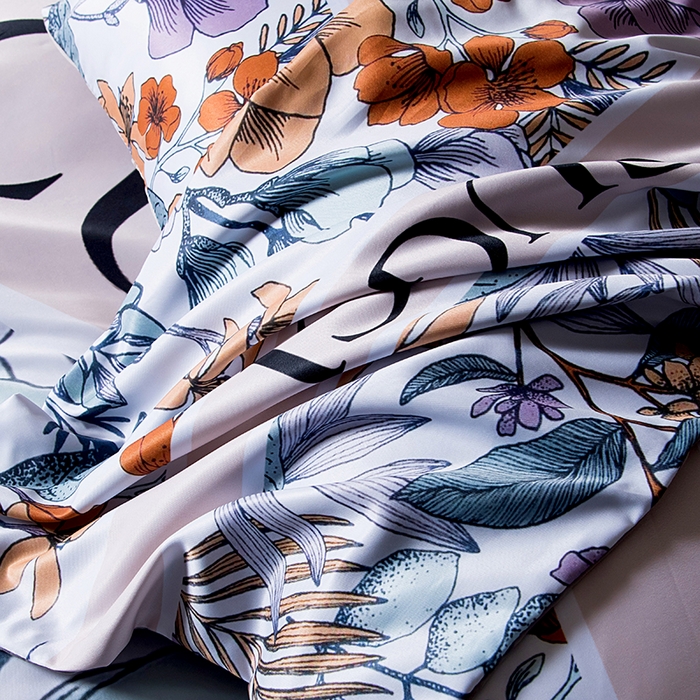 91家纺网 家纺一手货源 找家纺 色鬼布艺高端家居主号 2026春夏新款外贸跨境欧美轻奢潮牌水洗真丝四件套印花四件套 古家花园