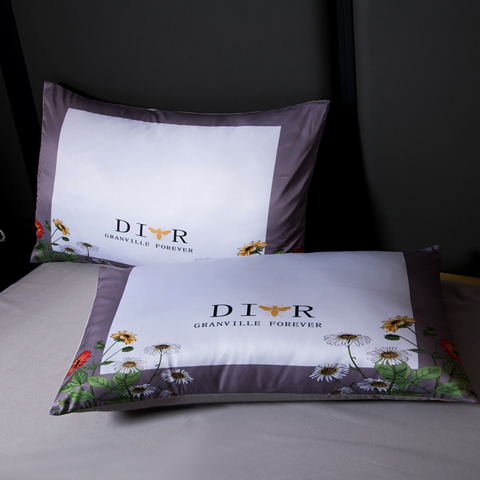 91家纺网 家纺一手货源 找家纺 色鬼布艺高端家居主号 2026春夏新款外贸跨境欧美轻奢潮牌水洗真丝四件套印花四件套 花园