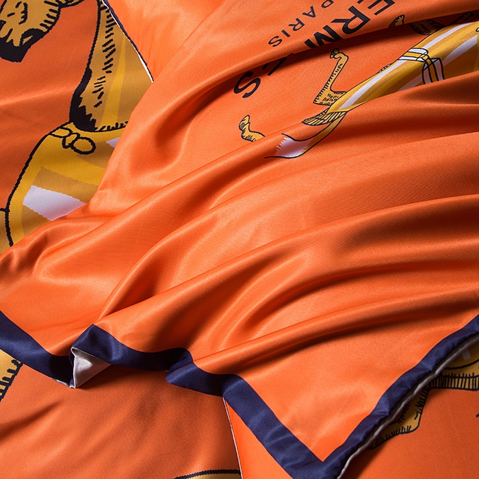 91家纺网 家纺一手货源 找家纺 色鬼布艺高端家居主号 2026春夏新款外贸跨境欧美轻奢潮牌水洗真丝四件套印花四件套 皇家马