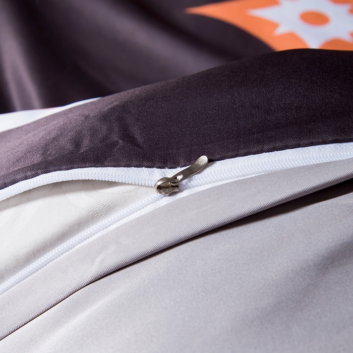 91家纺网 家纺一手货源 找家纺 色鬼布艺高端家居主号 2026春夏新款外贸跨境欧美轻奢潮牌水洗真丝四件套印花四件套 挪威咖