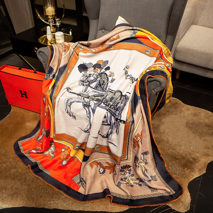 色鬼布艺高端家居主号 2026新款银狐绒毯 魅影