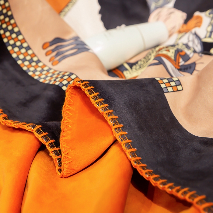 91家纺网 家纺一手货源 找家纺 色鬼布艺高端家居主号 2026新款银狐绒毯 魅影