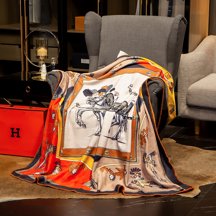 91家纺网 家纺一手货源 找家纺 色鬼布艺高端家居主号 2026新款银狐绒毯 魅影