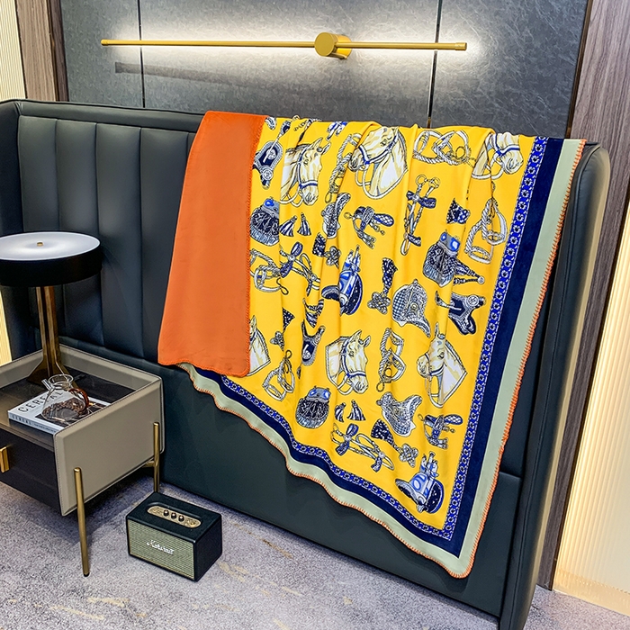 91家纺网 家纺一手货源 找家纺 色鬼布艺高端家居主号 2026新款银狐绒毯 骑士