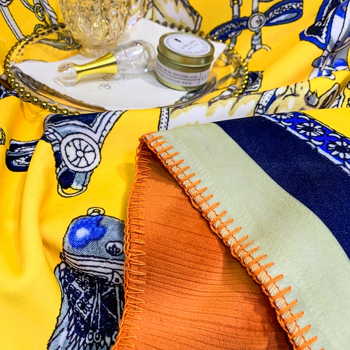 91家纺网 家纺一手货源 找家纺 色鬼布艺高端家居主号 2026新款银狐绒毯 骑士