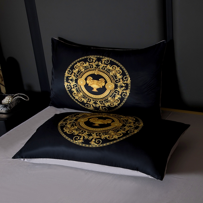 91家纺网 家纺一手货源 找家纺 色鬼布艺高端家居主号 2026春夏新款外贸跨境欧美轻奢潮牌水洗真丝四件套印花四件套 圣杯