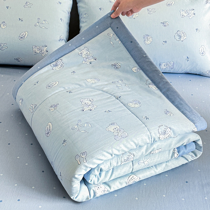 91家纺网 家纺一手货源 找家纺 （总）宝士康家纺 2026新款10A抗菌全棉夏被四件套（床单款）