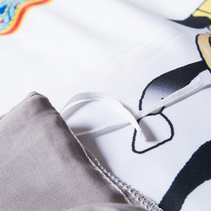 91家纺网 家纺一手货源 找家纺 色鬼布艺高端家居主号 2026春夏新款外贸跨境欧美轻奢潮牌水洗真丝四件套印花四件套 陶瓷白