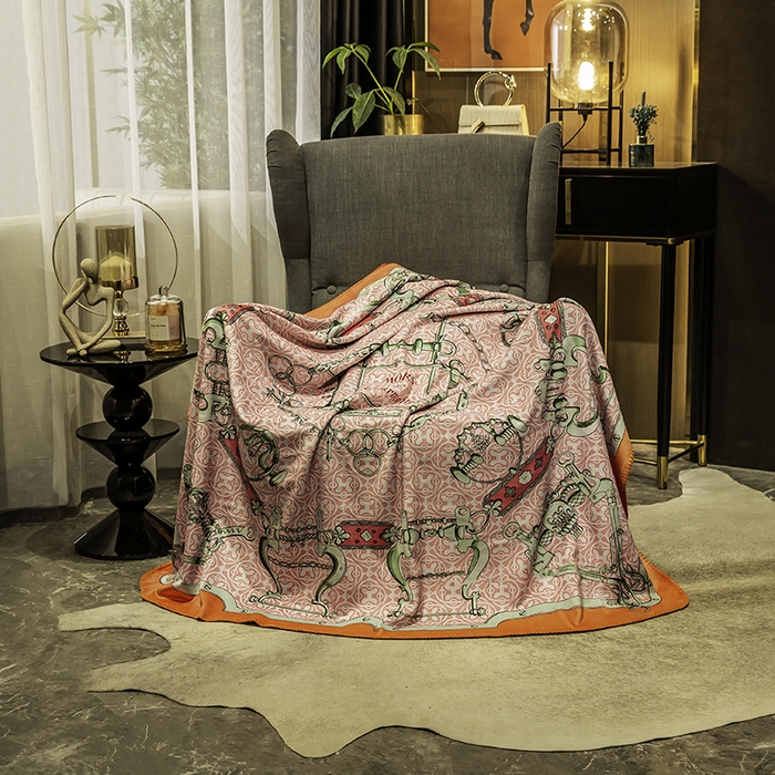 91家纺网 家纺一手货源 找家纺 色鬼布艺高端家居主号 2026新款银狐绒毯 提夫尼