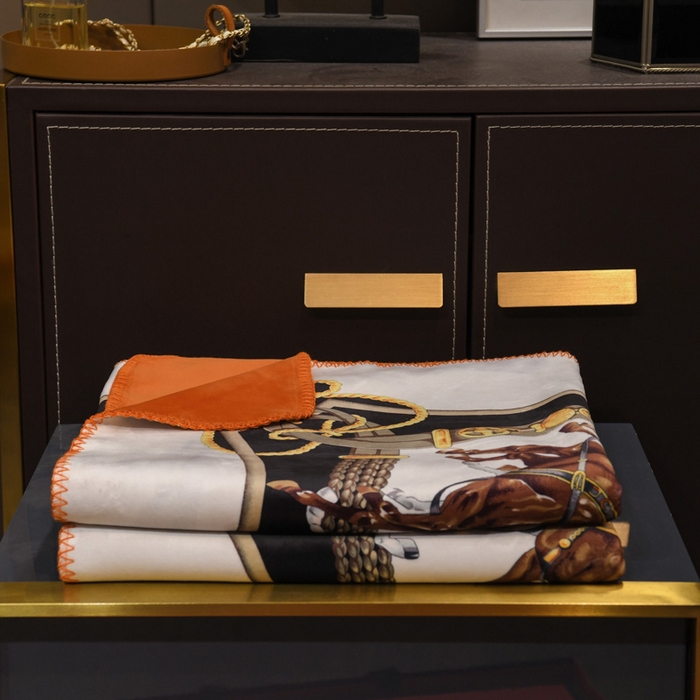 91家纺网 家纺一手货源 找家纺 色鬼布艺高端家居主号 2026新款银狐绒毯 天马